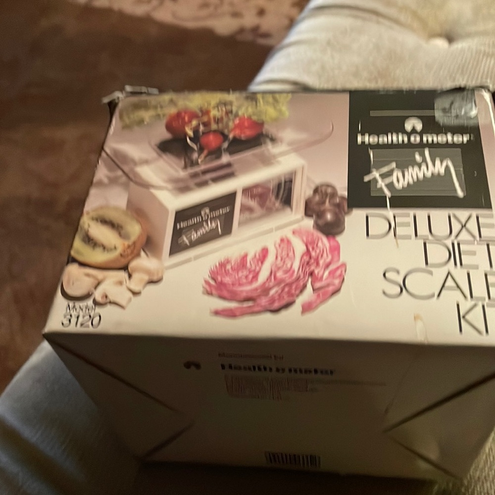 Never used health o meter deluxe diet scale kit